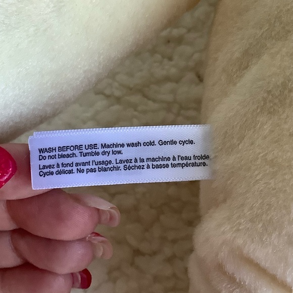 Grasslands Road 13 inch Plush Bear Stuffed Animal w Nightcap Embroidered Eyes - Picture 6 of 8